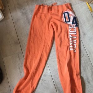 Orange girls’ sweats